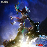 PRE-ORDER: Iron Studios Disney Classics Peter Pan vs Hook Deluxe Art Scale 1/10 Statue - collectorzown