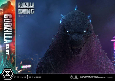 PRE-ORDER: Prime 1 Godzilla vs Kong Godzilla Bust Bonus Version - collectorzown