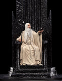 PRE-ORDER: Weta Workshop The Lord of the Rings Saruman the White on Throne 1/6 Scale Statue - collectorzown