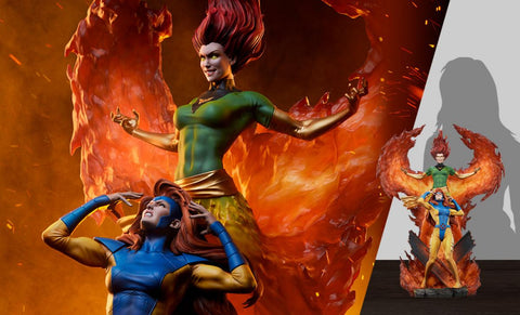 Sideshow Collectibles Marvel Comics X-Men Phoenix and Jean Grey Maquette - collectorzown