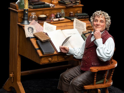 Weta Workshop The Lord of the Rings Bilbo Baggins at Desk 1:6 Scale Classic Statue - collectorzown