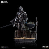 Iron Studios Star Wars The Mandalorian Din Djarin and Din Grogu Art Scale 1/10 Statue