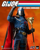 PRE-ORDER: Threezero G.I. Joe FigZero Cobra Commander 1/6 Scale Collectible Figure