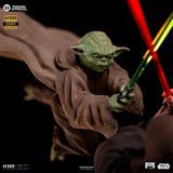 Iron Studios Star Wars: Yoda vs Palpatine Battle Diorama Series Art 1/10 Scale Statue Event Exclusive