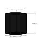 PRE-ORDER: Moducase SIXTH Series 45° Corner (H980mm) Display Case