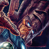 PRE-ORDER: Sideshow Collectibles Galactus and the Silver Surfer Art Print by Artist Lee Bermejo