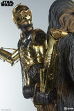 PRE-ORDER: Sidehsow Collectibles Star Wars: The Empire Strikes Back Chewbacca and C-3PO Premium Format Figure