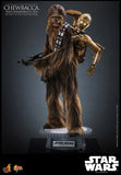 Hot Toys Star Wars: The Empire Strikes Back Chewbacca with Disassembled C-3PO Sixth Scale Figure