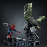 PRE-ORDER: Iron Studios Marvel Comics: Spider-Man vs Hulk 1/10 Scale Statue