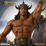 Mezco Toyz Conan the Barbarian Static-6 Conan and Valeria 1/6 Scale Statue