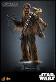 Hot Toys Star Wars: The Empire Strikes Back Chewbacca with Disassembled C-3PO Sixth Scale Figure