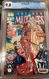 CGC 9.8 New Mutants #98 First Appearance of Deadpool Gideon & Copycat as Domino 1991