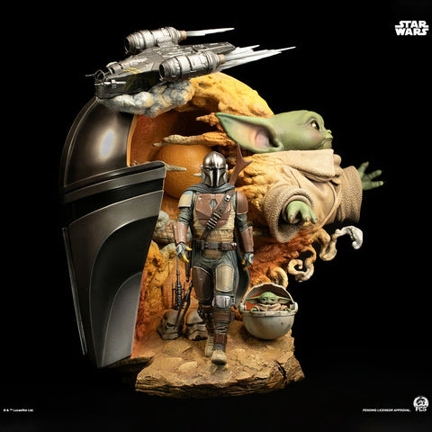 PRE-ORDER: PCS Collectibles Star Wars The Mandalorian Fine Art Bust