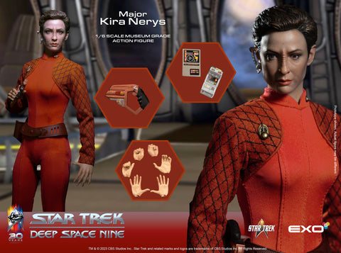 PRE-ORDER: Exo-6 Star Trek: Deep Space Nine Major Kira Nerys 1/6 Scale Figure