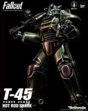 PRE-ORDER: Threezero Fallout T-45 Hot Rod Shark Power Armor Sixth Scale Figure