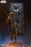 Sideshow Collectibles Boba Fett and Han Solo in Carbonite Premium Format Figure