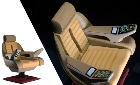 EXO-6 - Star Trek: First Contact - Captain's Chair 1:6 Scale Prop Replica 15cm 0860006181062 EXO-6 - Star Trek: First Contact - Captain's Chair 1:6 Scale Prop Replica 15cm 0860006181062