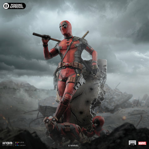 Iron Studios Marvel Studios Deadpool & Wolverine: Deadpool Art Scale 1/10 Statue