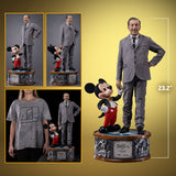PRE-ORDER: Iron Studios Disney Walt Disney & Mickey Mouse Limited Edition 1/4 Scale Statue