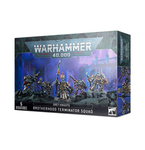 Games Workshop Warhammer 40,000: Grey Knights Brotherhood Terminator Squad