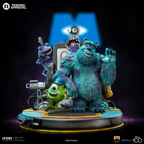 Iron Studios Disney Classics Monsters Inc. Deluxe Art Scale 1/10 Statue