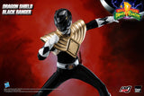 Threezero Mighty Morphin Power Rangers Dragon Shield Black Ranger Sixth Scale Figure