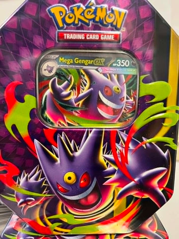 Pokemon TCG: Mega Moonlit Tin - Mega Gengar ex