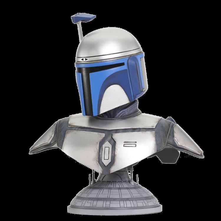 PRE-ORDER: Gentle Giant Star Wars: Attack of the Clones Jango Fett Legends  in 3D 1/2 Scale Limited Edition Bust