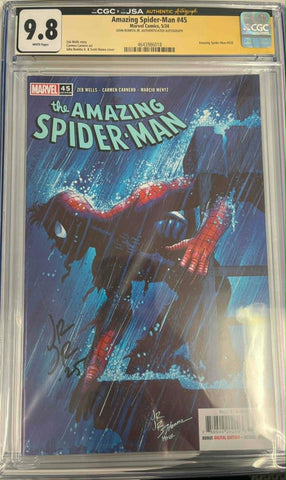 CGC 9.8 Signature Series Amazing Spider-Man #45 Signed by John Romita Jr.