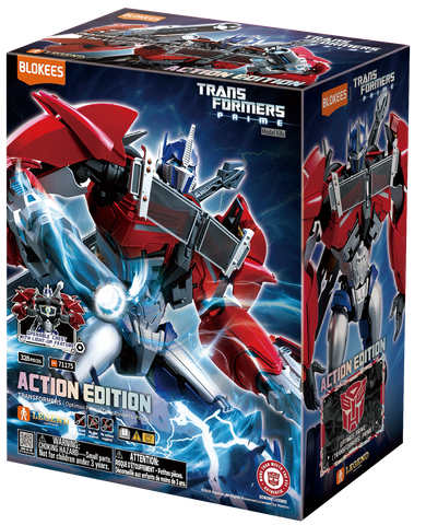 Blokees Transformers: Prime Action Edition 06 Optimus Prime Model Kit Figure