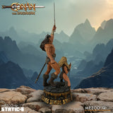 Mezco Toyz Conan the Barbarian Static-6 Conan and Valeria 1/6 Scale Statue