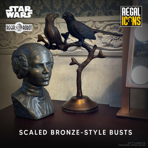 PRE-ORDER: Regal Robot Regal Icons Princess Leia Bronze-Style Bust