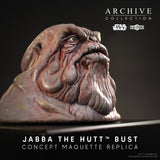 PRE-ORDER: Regal Robot Star Wars Archive Collection Jabba the Hut Bust Concept Maquette Replica Chris Walas Signature Edition