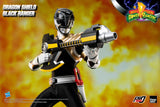 Threezero Mighty Morphin Power Rangers Dragon Shield Black Ranger Sixth Scale Figure