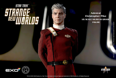 PRE-ORDER: Exo-6 Star Trek: Strange New Worlds Admiral Christopher Pike 1/6 Scale Figure