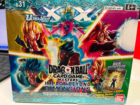 TCG: Dragon Ball Super B31 Impact Beyond Dimensions Booster Box