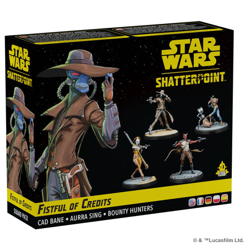 Atomic Mass Games Star Wars: Shatterpoint - Fistful of Credits: Cad Bane Squad Pack - collectorzown