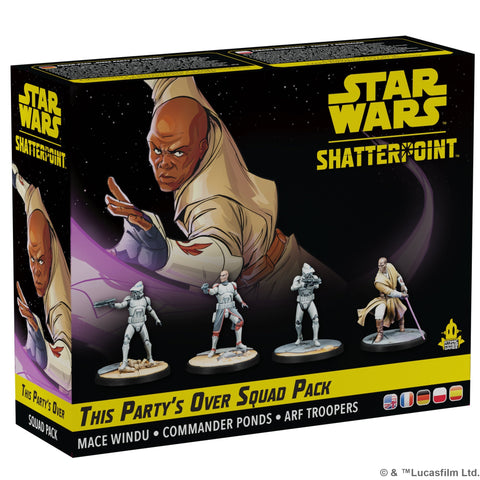 Atomic Mass Games Star Wars: Shatterpoint - This Party's Over: Mace Windu Squad Pack - collectorzown