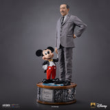 PRE-ORDER: Iron Studios Disney Walt Disney & Mickey Mouse Limited Edition 1/4 Scale Statue