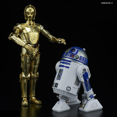 Bandai Namco Star Wars Character Line C - 3PO & R2 - D2 1/12 Scale Model Kit - collectorzown