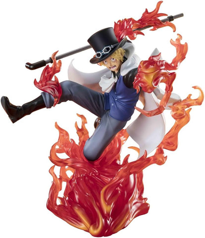 Bandai Tamashii Nations Extra Battle - One Piece - Sabo Fire Fist Rook Check FiguartsZERO Statue - collectorzown