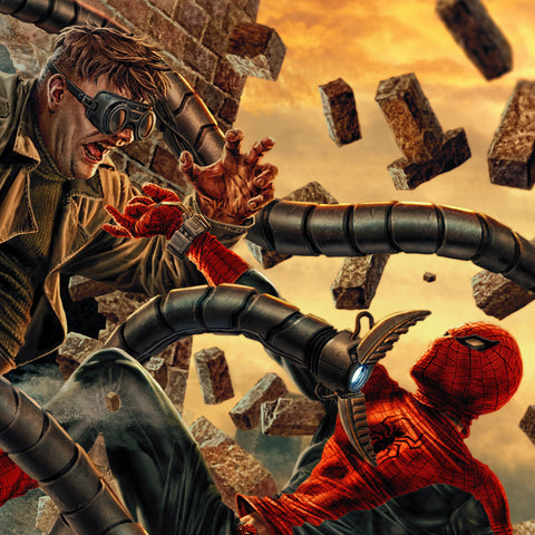 PRE-ORDER: Sideshow Collectibles Marvel Comics The Amazing Spider-Man vs Doc Ock Art Print