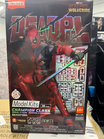 Blokees Marvel Deadpool & Wolverine Champion Class CC04 Deadpool Model Kit Figure - collectorzown