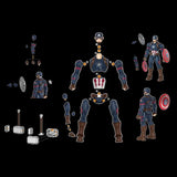 Blokees Marvel Infinity Saga Champion Class CC03 Captain America Model Kit Figure - collectorzown
