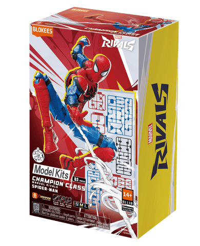 Blokees Marvel Rivals Champion Class CC06 Spider-Man Model Kit Figure - collectorzown