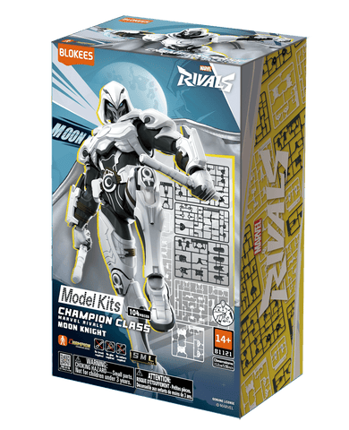 Blokees Marvel Rivals Champion Class CC11 Moon Knight Model Kit Figure - collectorzown
