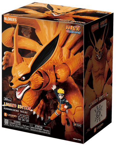 Blokees Naruto: Shippuden Legend Edition 01 Kurama (Nine Tails) Model Kit Figure - collectorzown
