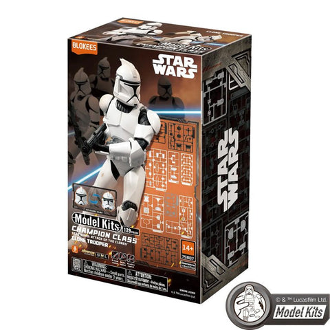 Blokees Star Wars: Revenge of the Sith Champion Class 07 Clone Trooper Model Kit - collectorzown
