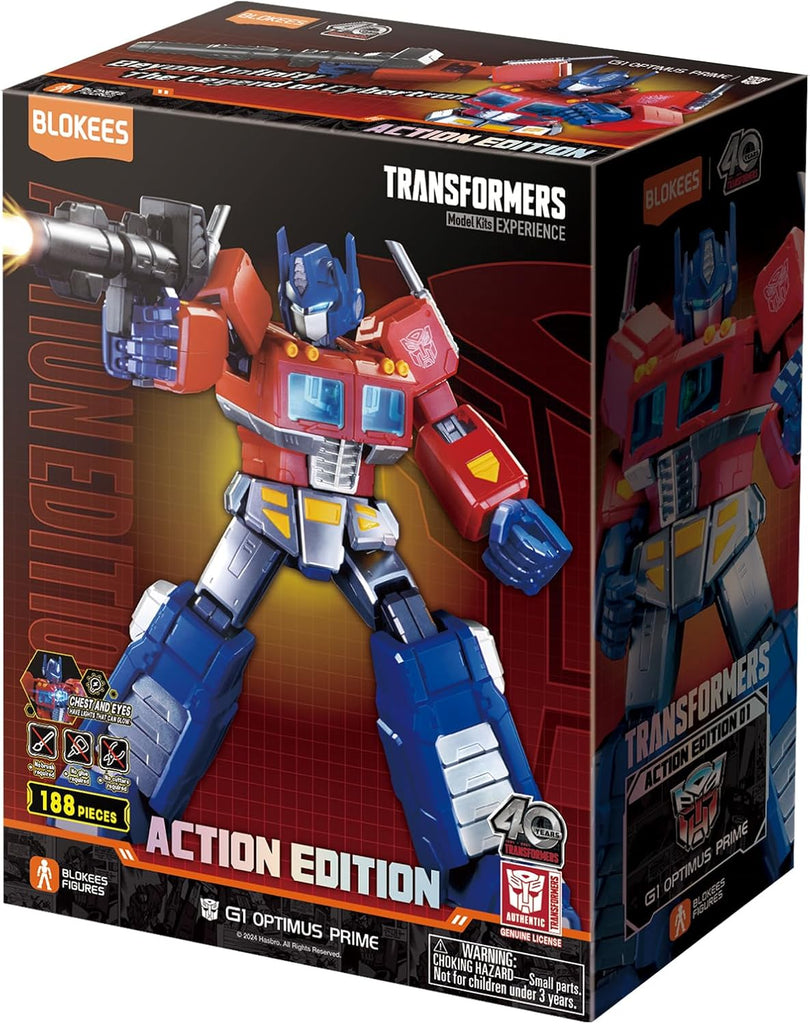 Blokees Transformers Action Edition G1 Optimus Prime Model Kit Figure