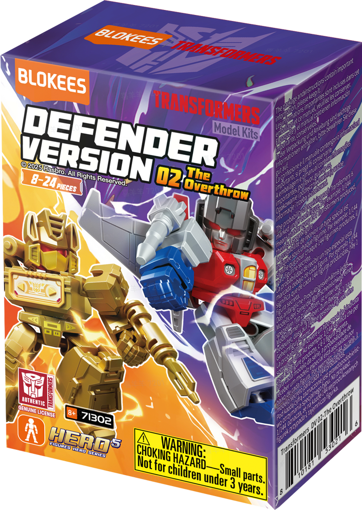 Blokees Transformers G1 Galaxy Version Defender Vol. 2 The Overthrow R